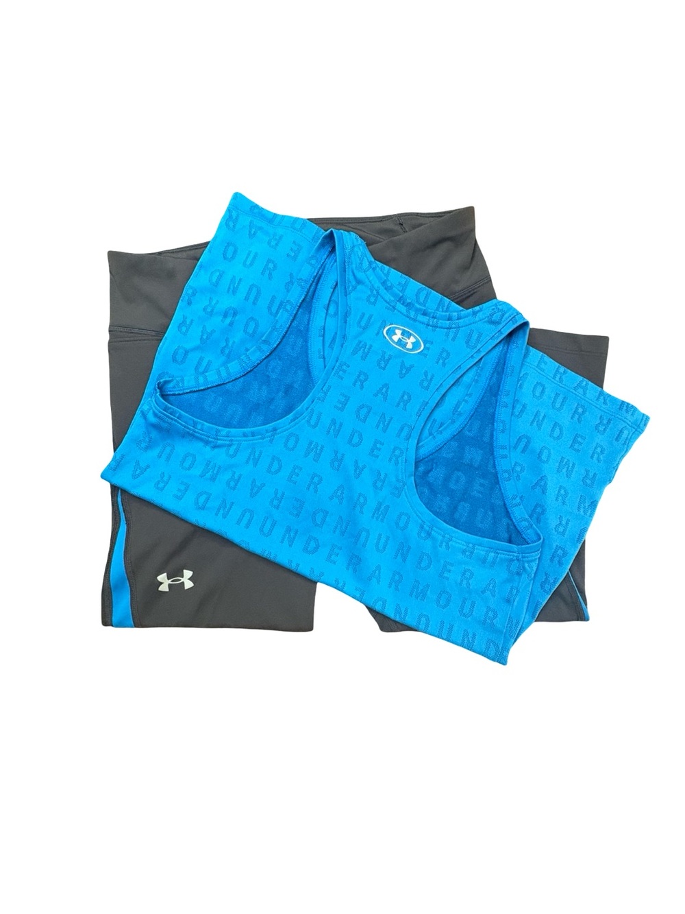 Under Armour Women’s Legging & Tank Set Size S & L like new